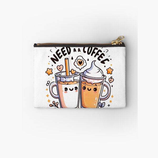 Item preview, "Charming Milk Tea Scene: Playful Coffee Craving Illustration" designed and sold by Huycao211.