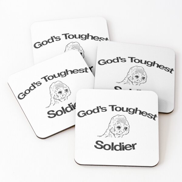 Item preview, God's Toughest Soldier designed and sold by TheMilkManMan.