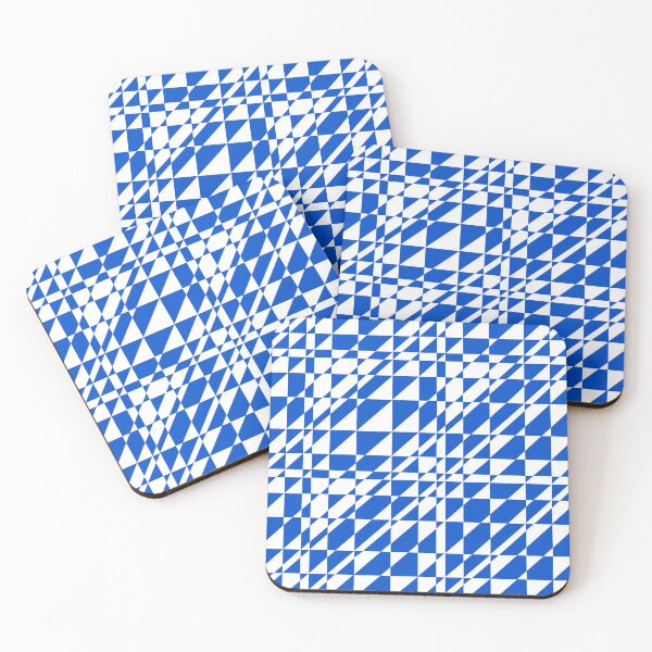 Item preview, Blue Crazy Geometric designed and sold by Susan Woolley.