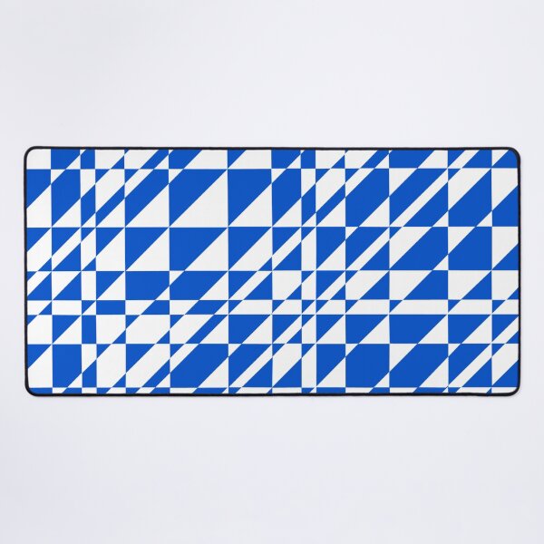 Item preview, Blue Crazy Geometric designed and sold by Susan Woolley.
