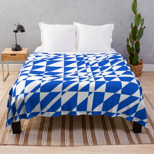 Item preview, Blue Crazy Geometric designed and sold by Susan Woolley.