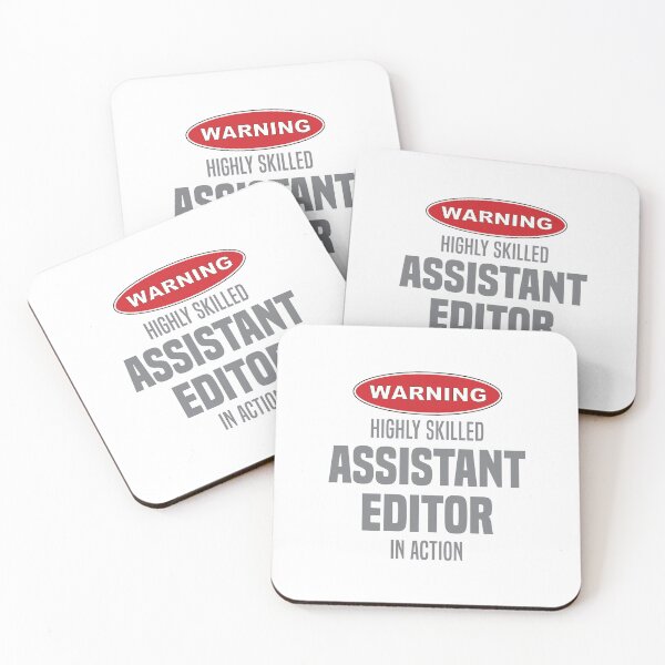Item preview, Highly Skilled Assistant Editor in Action designed and sold by NermilioDesigns.