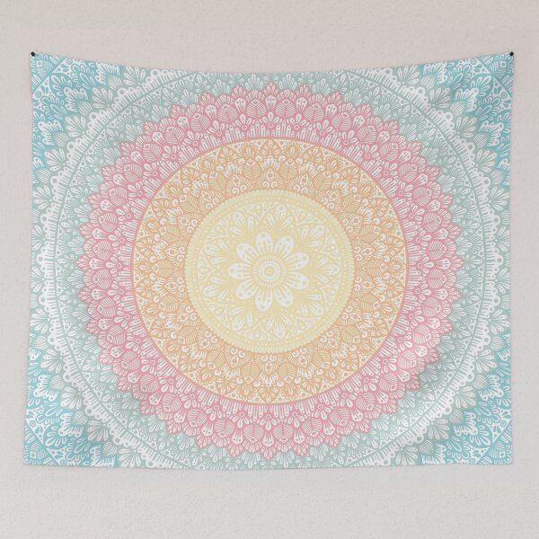 Item preview, Colorful Mandala Zentangle Boho Design designed and sold by mandalasbymisa.