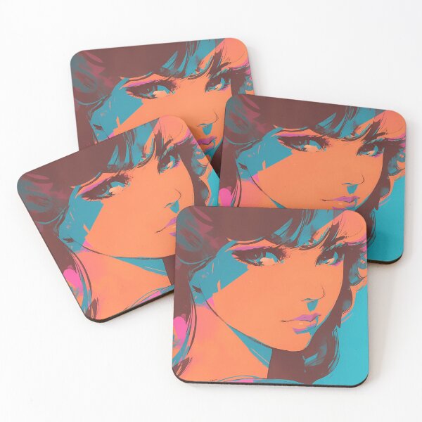 Item preview, Bold Colors girl portrait- Abstract designed and sold by octoboobs.