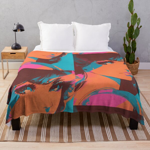 Item preview, Bold Colors girl portrait- Abstract designed and sold by octoboobs.