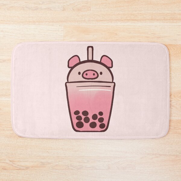 Item preview, Boba pig illustration  designed and sold by Mayarart.
