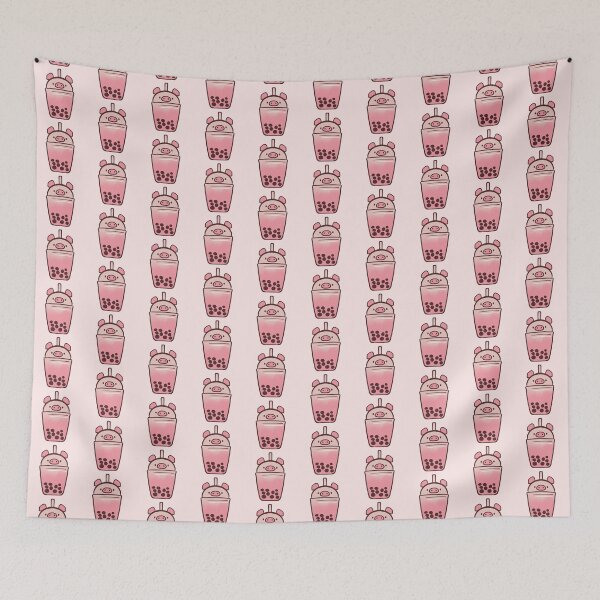 Item preview, Boba pig illustration  designed and sold by Mayarart.