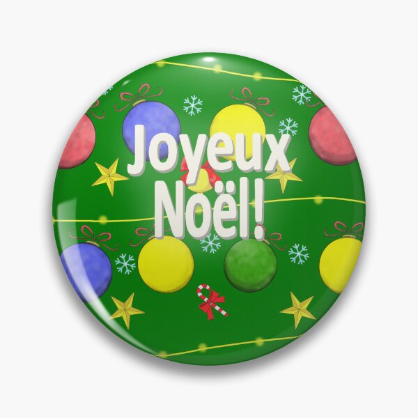 Item preview, joyeux noël boules designed and sold by ZiphGames.