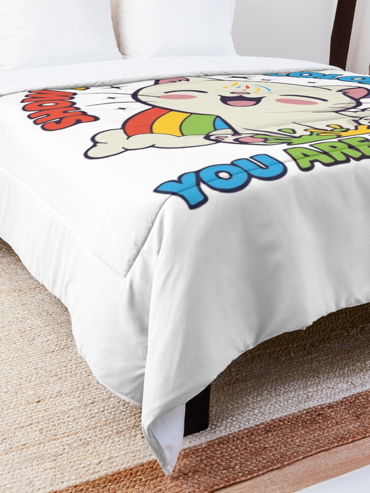 Discover You're Beautiful Kidcore Quilt