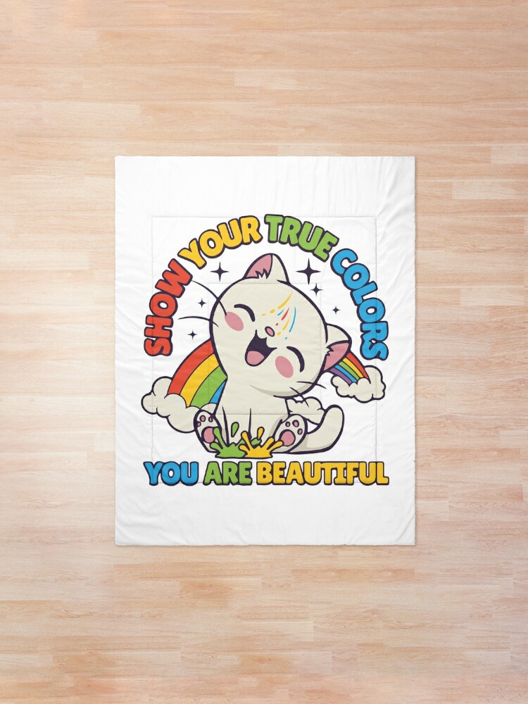 Disover You're Beautiful Kidcore Quilt