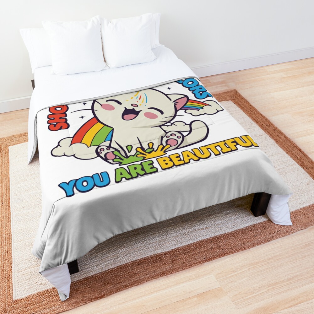 Discover You're Beautiful Kidcore Quilt