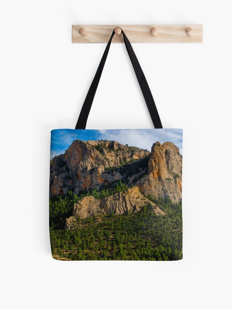 Thumbnail 1 of 2, Tote Bag, Cabezon del Oro mountain ridge designed and sold by RalphGoldsmith.