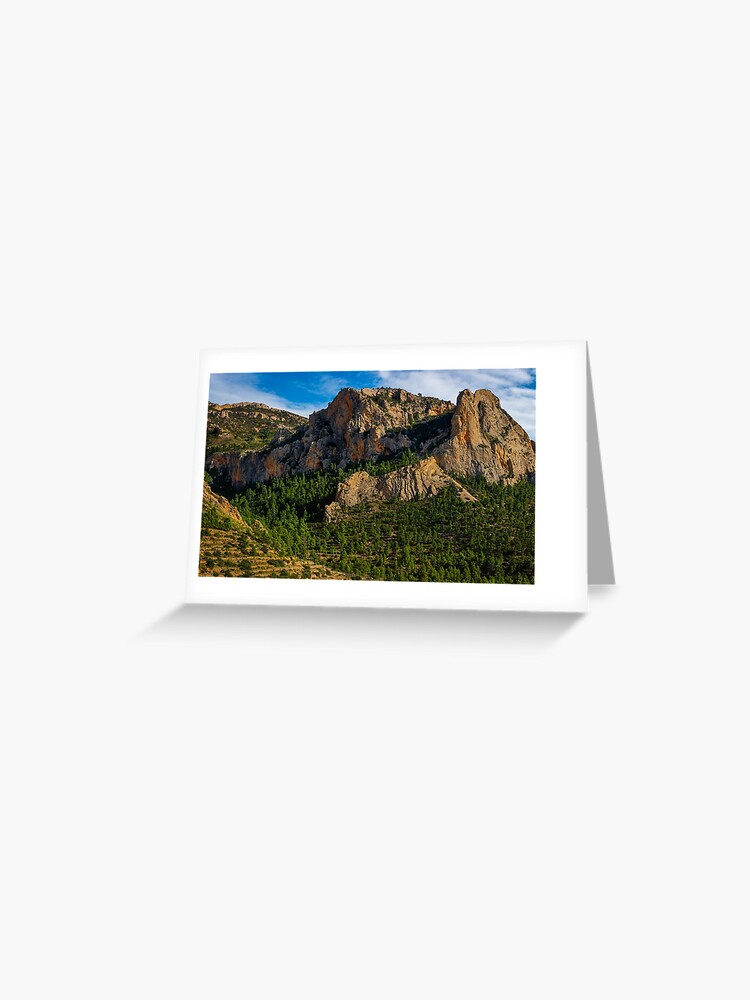 Thumbnail 1 of 2, Greeting Card, Cabezon del Oro mountain ridge designed and sold by RalphGoldsmith.