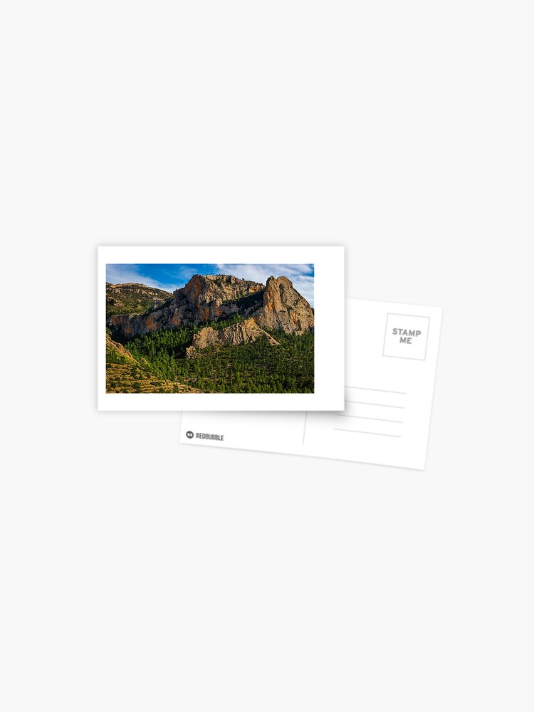 Thumbnail 1 of 2, Postcard, Cabezon del Oro mountain ridge designed and sold by RalphGoldsmith.