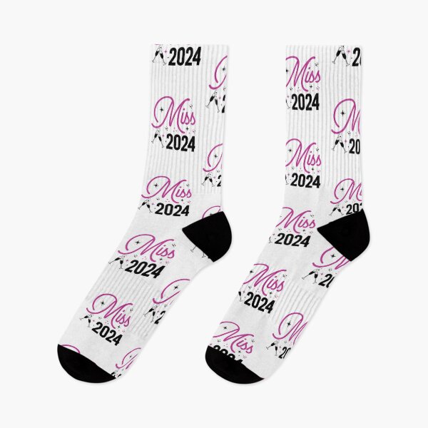 Item preview, Miss 2024 - Women's New Year 2024 Celebration Party (Pink and Black Design) designed and sold by Spiprinto.