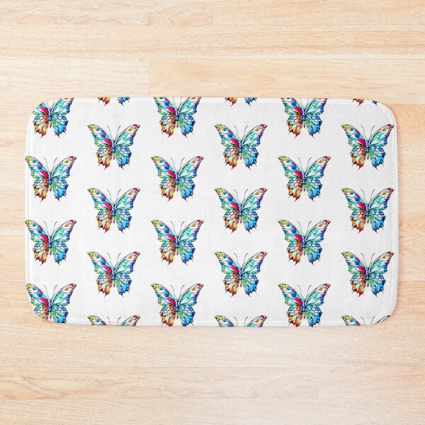 Item preview, Colourful Butterfly Insect Geometric Shaped Artwork designed and sold by Geonimalia.