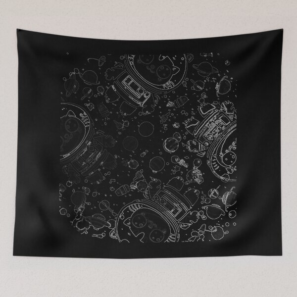Item preview, Cats Astronauts and Black Cosmos  designed and sold by Licaon13.