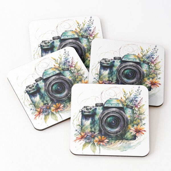 Item preview, Watercolor Floral Sony Camera designed and sold by RiverAquarius.