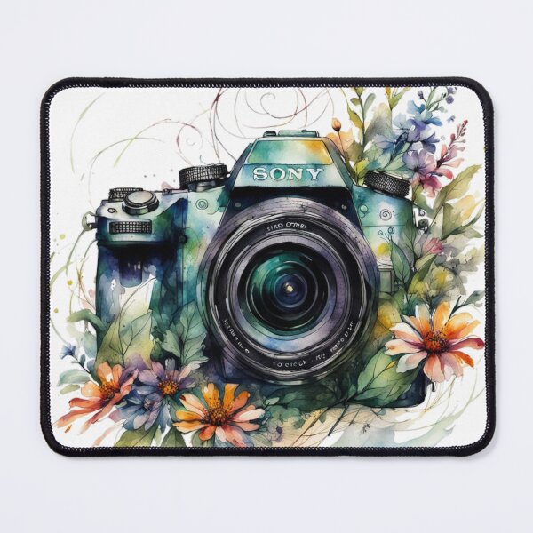 Item preview, Watercolor Floral Sony Camera designed and sold by RiverAquarius.