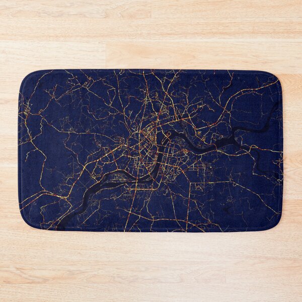 Item preview, Pyongyang, North Korea Map - City At Night designed and sold by deMAP.