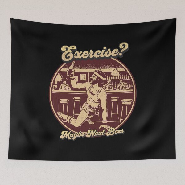 Item preview, Exercise? Maybe next beer designed and sold by Retro-Rebellion.