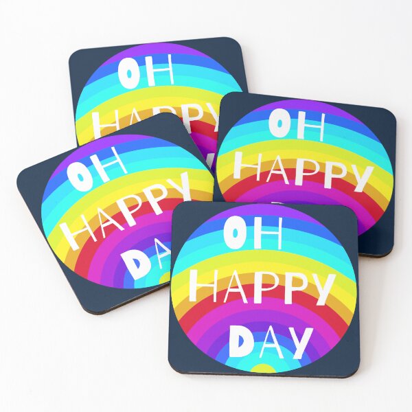 Item preview, Oh happy day, positive vibes quotes designed and sold by La Loca.