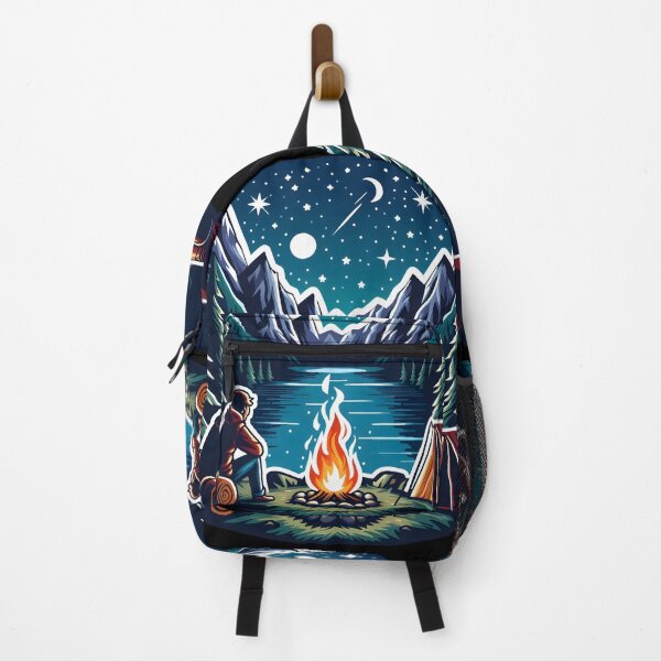 Item preview, Lakeside Nights: Adventure's Gentle Embrace designed and sold by AI-Only Creations.
