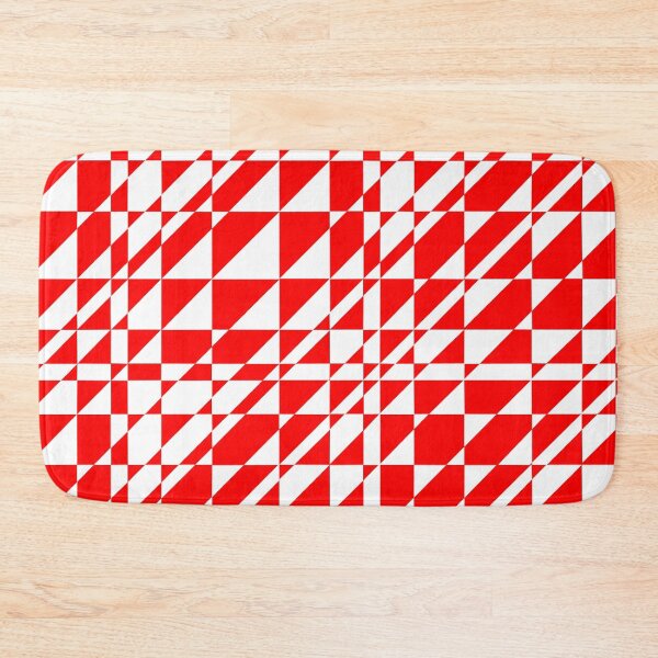 Item preview, Red Crazy Geometric designed and sold by Susan Woolley.