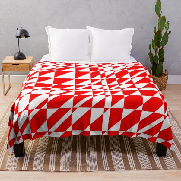 Item preview, Red Crazy Geometric designed and sold by Susan Woolley.