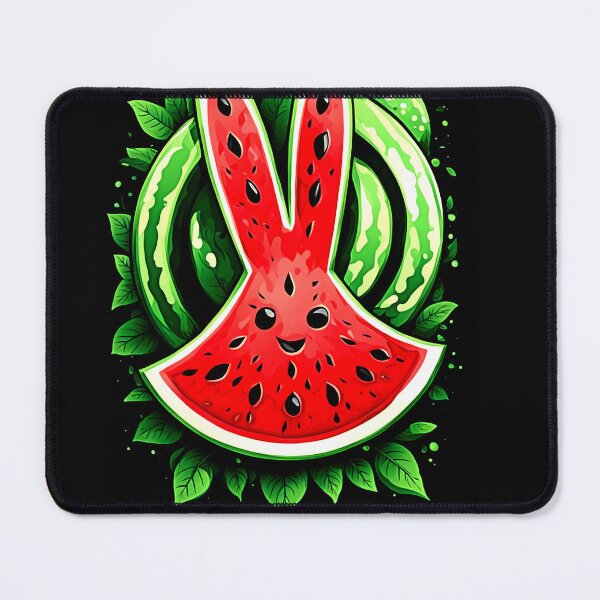 Item preview, Peace and Watermelon Bunny: Ceasefire Art Calls for Peace in Gaza #Ceasefire #Gaza designed and sold by Earth Nature Creations.