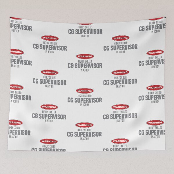 Item preview, Highly Skilled CG Supervisor in Action designed and sold by NermilioDesigns.