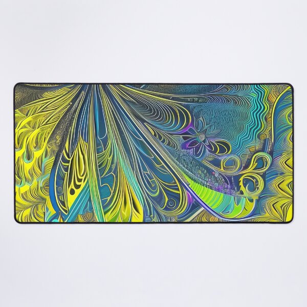 Item preview, Abstract of Fractal Feathers and Flowers designed and sold by Bright-Moonrise.