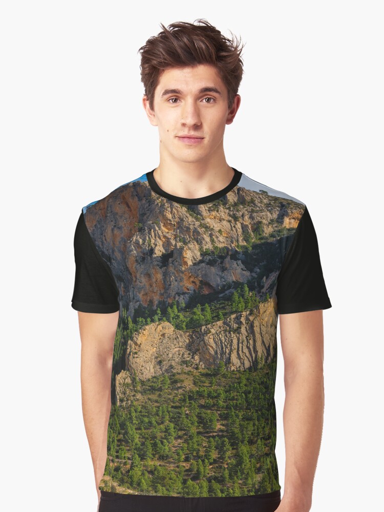 Thumbnail 1 of 5, Graphic T-Shirt, Cabezon del Oro mountain ridge designed and sold by RalphGoldsmith.