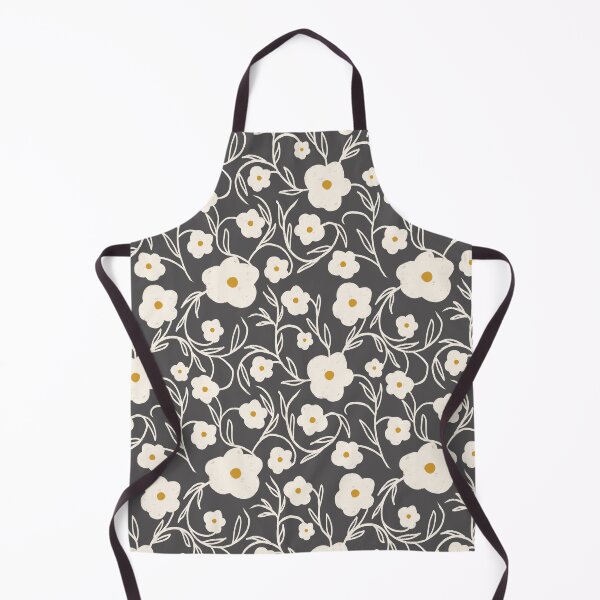 Artikelvorschau, Floriography Modern Floral Daisy Charcoal entworfen und verkauft von susycosta.