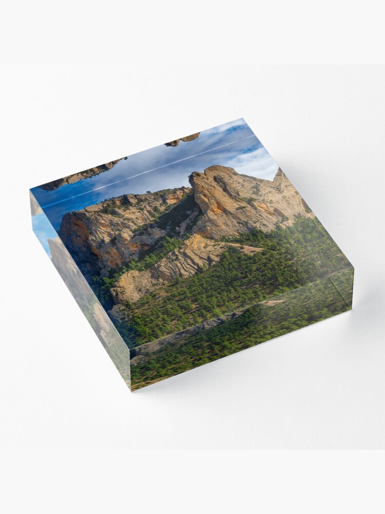 Thumbnail 3 of 5, Acrylic Block, Cabezon del Oro mountain ridge designed and sold by RalphGoldsmith.