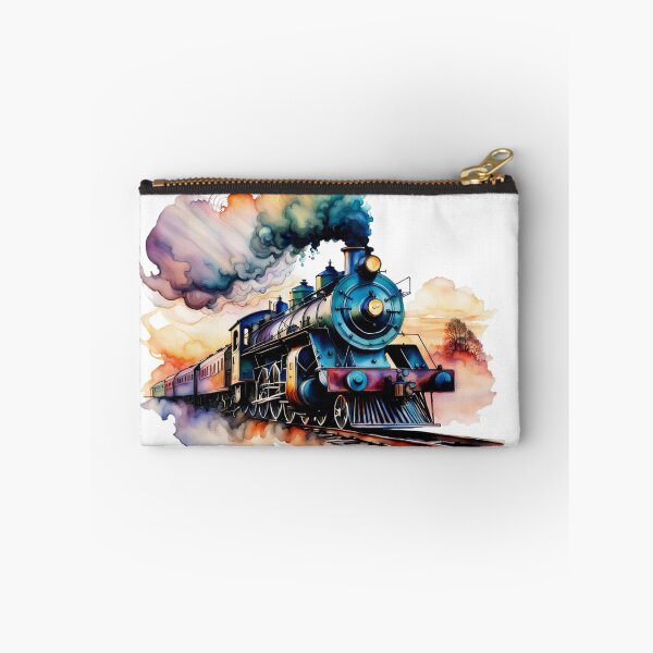 Item preview, Watercolor Antique Train 2 designed and sold by RiverAquarius.