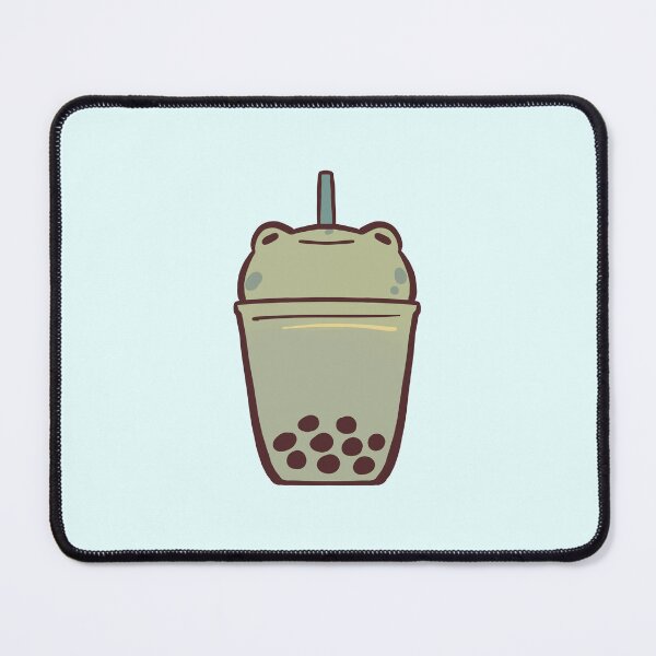 Item preview, boba frog illustration designed and sold by Mayarart.