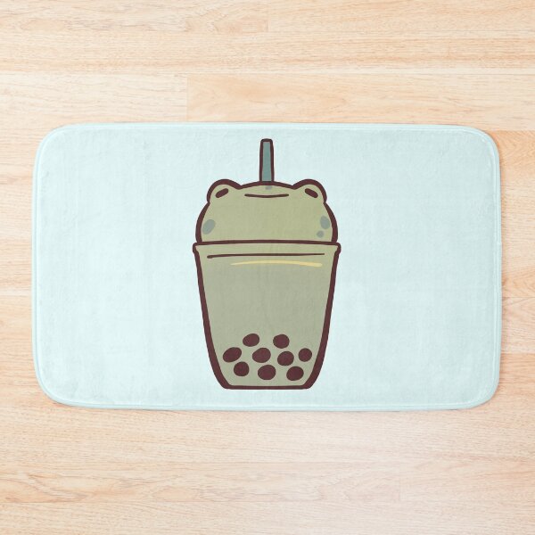 Item preview, boba frog illustration  designed and sold by Mayarart.