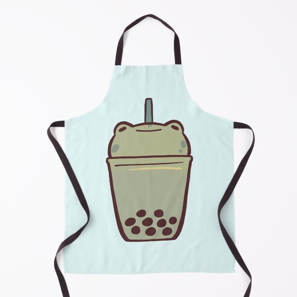Item preview, boba frog illustration  designed and sold by Mayarart.