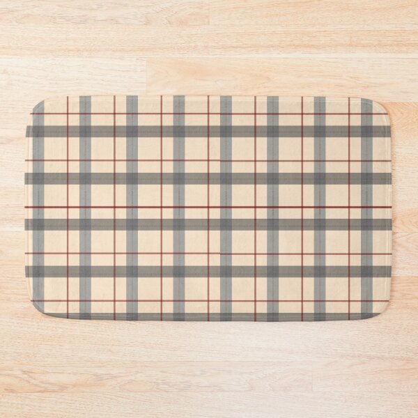 Item preview, Holiday Christmas Plaid Pattern Light Grey designed and sold by MoonlightMan.