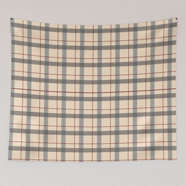 Item preview, Holiday Christmas Plaid Pattern Light Grey designed and sold by MoonlightMan.
