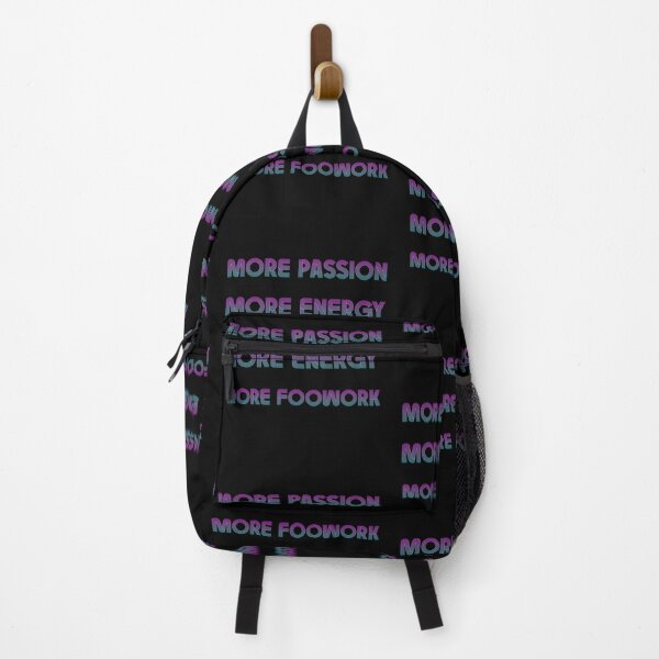 Item preview, More Passion More Energy More Footwork Bubblegum designed and sold by T-shirt-Designs.