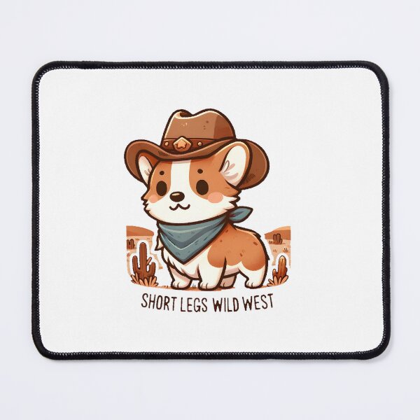 Item preview, Sheriff Corgi in Wild West Attire designed and sold by UmbrellaStudio1.