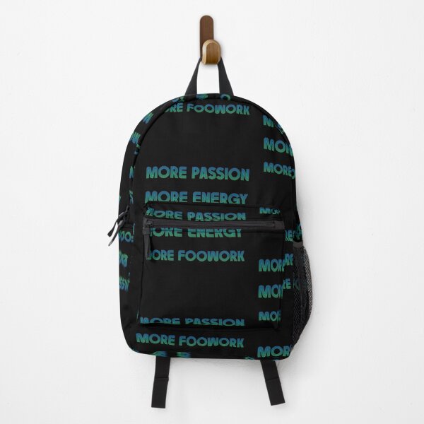 Item preview, More Passion More Energy More Footwork Green designed and sold by T-shirt-Designs.