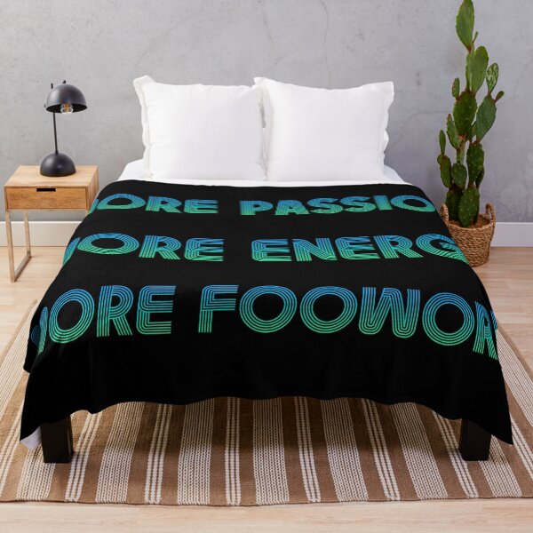 Item preview, More Passion More Energy More Footwork Green designed and sold by T-shirt-Designs.