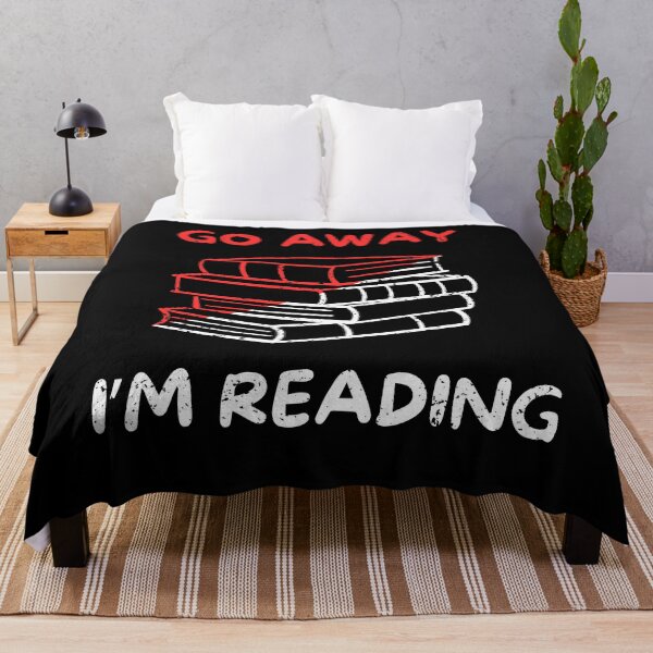 Item preview, Go away i'm reading designed and sold by Gilpro Designs.