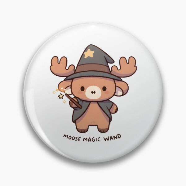 Artikelvorschau, Wizard Moose with Magic Wand entworfen und verkauft von UmbrellaStudio1.