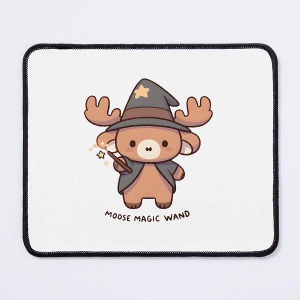 Item preview, Wizard Moose with Magic Wand designed and sold by UmbrellaStudio1.