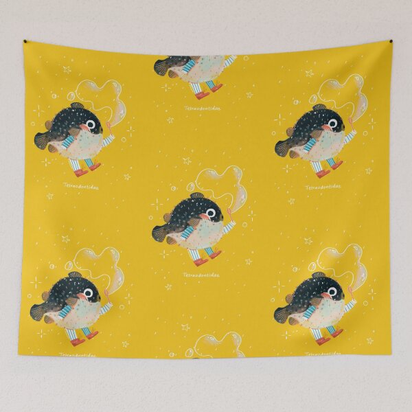 Item preview, Pufferfish bubble fish designed and sold by lisasaputra.