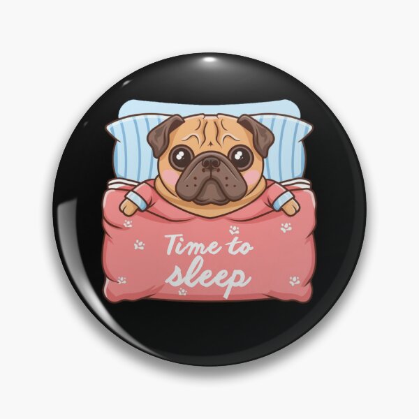 Item preview, Pug Pyjamas Time to Sleep designed and sold by Daria-Shop.